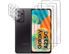 Pack Accesorios Samsung Galaxy A23 5G A236 - 3 Protectores de Pantalla + 3 de Cámara