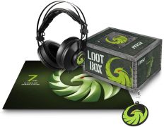 Pack MSI Loot Box AMD 7nm (Auriculares+Alfombrilla+Llavero)