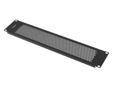 PANEL CIEGO 19" MALLA 2U NEGRO