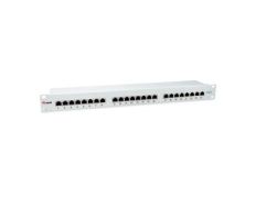 PATCH PANEL CATEGORÍA 6 APANTALLADO 24 PUERTOS - GRIS CLARO