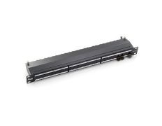 Panel de 24 Puertos Cat 6A Apantallado Premium - Gris Claro