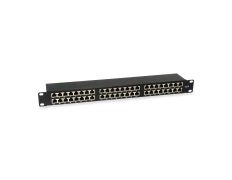Patch Panel 48 Puertos Apantallado Cat 6 - Negro Equip