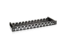 PATCH PANEL CAT.6A VACÍO 24 PUERTOS KEYSTONE 1U - Marca EQUIP