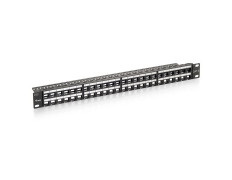 Patch Panel Keystone Slim 1U UTP CAT.6 Vacío - 48 Puertos