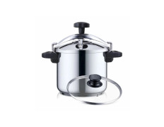 Olla Inox Plus Haeger con Válvula Rotativa 10L
