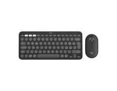 TECLADO + RATON INALÁMBRICOS MULTIDISPOSITIVO PEBBLE 2 NEGRO LOGITECH
