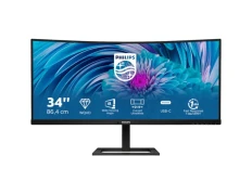 Monitor Philips E Line 34 Quad HD VA 100Hz UltraWide Curvo FreeSync Premium Negro