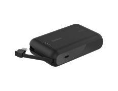 POWERBANK BELKIN BOOSTCHARGE 10,000 MAH CON CABLE INTEGRADO USB-C 20W - NEGRO