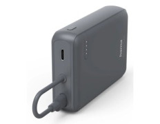 POWERBANK HAMA POWER PACK 10000 mAh 2xUSB-C ANTRACITA INDICADOR DE CARGA CABLE INTEGRADO