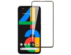 Protector de cristal templado Google Pixel 4a Full Screen 3D - Marca CROCOCASE - Negro