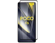 Protector de cristal templado para Xiaomi Poco F6 5G Full Screen 3D de CROCOCASE