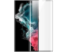Protector de Cristal Templado Samsung Galaxy S23 Ultra Full Screen 3D by CROCOCASE