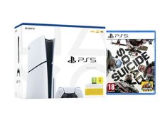 PS5 WHITE SLIM 1TB + Suicide Squad: KILL THE JUSTICE LEAGUE