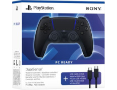 DUALSENSE WIRELESS CONTROLLER MIDNIGHT BLACK (NEGRO) + USB CABLE