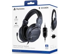 BIGBEN STEREO GAMING HEADSET TITANIUM (PS4) (OFFICIAL)