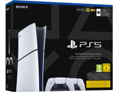 CONSOLA WHITE DIGITAL SLIM EDITION (825GB) + 2 DUALSENSE WIRELESS CONTROLLER