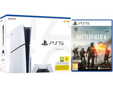 CONSOLA WHITE SLIM EDITION + DUALSENSE (1TB) + BATTLEFIELD 6