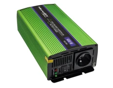 Adaptador e Inversor de Corriente Qoltec Monolith 600 W Verde