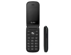Qubo X-209 Teléfono para Personas Mayores 2.4", 4G, Botón SOS, Tapa, 1000 mAh - Negro