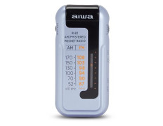RADIO PORTATIL ANALOGICA MINI AIWA R-22SL AM/FM HYPERBASS - COLOR SILVER