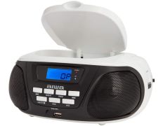 Radio CD Aiwa Boombox BBTU-300BW Negro
