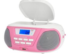 Radio CD Aiwa Boombox BBTU-300PK Rosa