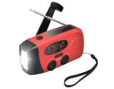 Radio de Emergencia Rojo Stonego 2000 mAh - OEM Altavoces