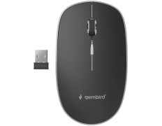 Gembird - Ratón Óptico Inalámbrico Y Silencioso Gembird Color Negro Gb72900