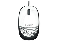Ratón Logitech M105 1000DPI USB Blanco