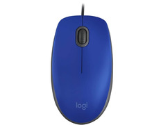Ratón Logitech M110 Silent Mouse Azul 1000 DPI