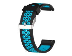 Correa Universal de Silicona 20mm para Xiaomi, Amazfit, Samsung, Huawei, Realme y Ticwatch - Azul