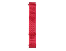 Correa Universal Nailon 20mm para Smartwatch - Xiaomi, Amazfit, Samsung, Huawei, Realme, Ticwatch - Rojo