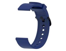 Correa Universal Silicona 20mm para Smartwatch Xiaomi/Amazfit/Samsung/Huawei/Realme/Ticwatch - Azul oscuro