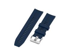 Correa Universal Silicone Rut 20mm para Smartwatch Xiaomi Amazfit Samsung Huawei Realme Ticwatch - CROCOCASE - Azul oscuro