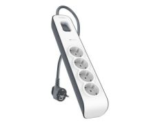 Regleta de Alimentación Belkin BSV400VF2M-V2 4 Tomas Protección Sobretensión Cable 2m