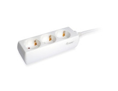 REGLETA EQUIP con 3 tomas y cable de red de 1.5 metros