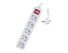 Ewent Ew3955 Regleta 5 Tomas / 1 Interruptor 1.5m