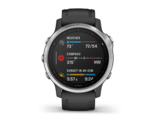 Reloj Deportivo GPS Garmin Fénix 6S Plata/Negro