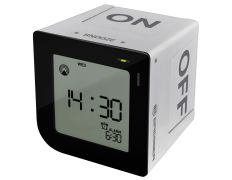 Reloj Despertador Bresser Flipme RCC Alarm Clock Silver
