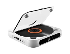 Reproductor Estéreo Bluetooth CD Blanco KC-918 Portátil