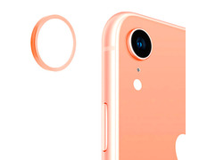 Repuesto Cubierta Metal Cámara Trasera - iPhone XR Coral
