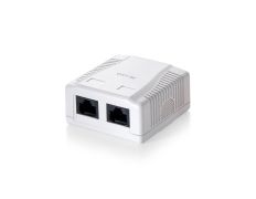 ROSETA DE SUPERFICIE CATEGORIA 6 EQUIP - RJ45 2 HEMBRAS