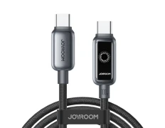 Joyroom Cable USB-C a USB-C Intelligent Power‑Off 100 W 1,2 m Negro