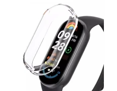 Funda Xiaomi Smart Band 10 Transparente con Funda PC y Cristal Templado - CROCOCASE