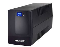 SAI Phasak 650VA LCD Interactivo 2 Salidas