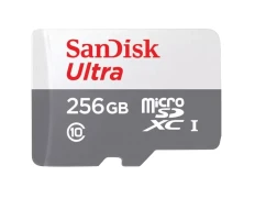 SanDisk MicroSD 256GB Ultra UHS-I + Adaptador Clase 10