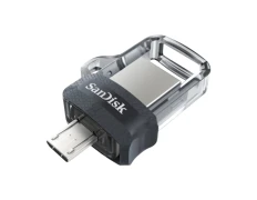SanDisk Ultra Dual Drive m3.0 128GB USB 3.2 - Negro/Plata