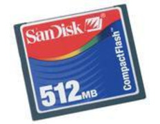 Compact Flash CF SanDisk 512 Mb