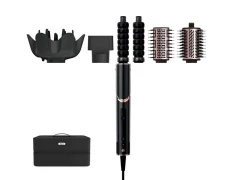 FlexStyle Shark - Cepillo Moldeador de Cabello con 5 Cabezales Negro