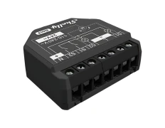 Relé Inteligente WiFi Shelly 2PM Gen3 Negro
